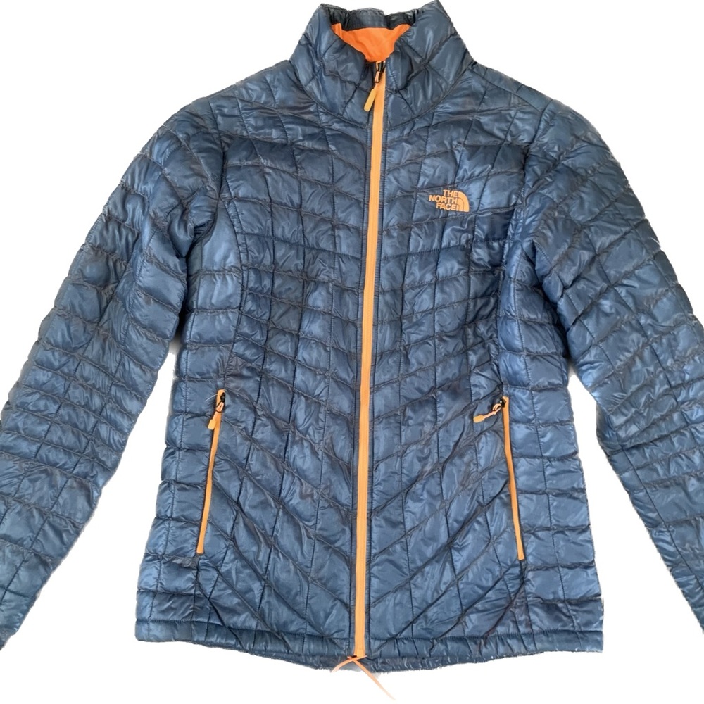Last call! North Face blue quilted lightweight packable insulated jacket - Picture 7 of 10